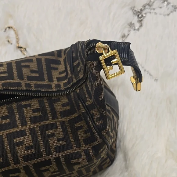 Fendi Vintage Vanity Zucca Print  Monogram Bag - Picture 3 of 12